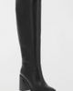 MIA Shoes MIA Shoes MIA Landen Block Heel Knee High Boot in Black, Women's at Urban Outfitters - 2