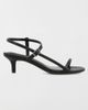 MIA Shoes MIA Shoes MIA Meleani Strappy Kitten Heel Sandal in Black, Women's at Urban Outfitters - 1