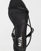 MIA Shoes MIA Shoes MIA Meleani Strappy Kitten Heel Sandal in Black, Women's at Urban Outfitters - 4
