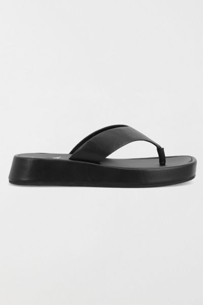 MIA Shoes MIA Shoes MIA Pamelia Platform Thong Sandal in Black, Women's at Urban Outfitters
