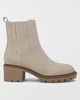 MIA Shoes MIA Shoes MIA Pryor Suede Lug Sole Chelsea Boot in Sand, Women's at Urban Outfitters - 1