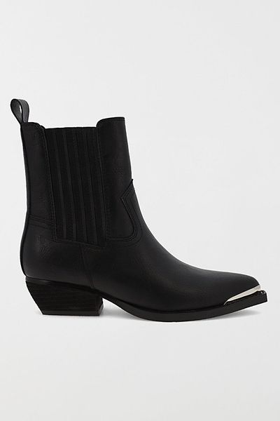 MIA Shoes MIA Shoes MIA Radly Vegan Leather Western Chelsea Boot in Black, Women's at Urban Outfitters