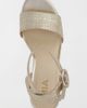 MIA Shoes MIA Shoes MIA Renee Metallic Raffia Platform Sandal in Gold, Women's at Urban Outfitters - 4