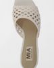 MIA Shoes MIA Shoes MIA Sahar Woven Block Heel Sandal in Bone, Women's at Urban Outfitters - 4