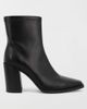 MIA Shoes MIA Shoes MIA Sidonie Block Heel Bootie in Black, Women's at Urban Outfitters - 1