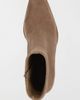 MIA Shoes MIA Shoes MIA Sidonie Suede Block Heel Bootie in Taupe, Women's at Urban Outfitters - 4