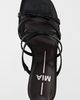 MIA Shoes MIA Shoes MIA Sonja Leather Bow Heeled Sandal in Black, Women's at Urban Outfitters - 4
