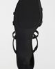MIA Shoes MIA Shoes MIA Sonja Leather Bow Heeled Sandal in Black, Women's at Urban Outfitters - 5