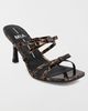 MIA Shoes MIA Shoes MIA Sonja Leopard Bow Heeled Sandal in Tortoise, Women's at Urban Outfitters - 2