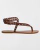 MIA Shoes MIA Shoes MIA Tahirah Strappy Sandal in Cognac W/Beads, Women's at Urban Outfitters - 1