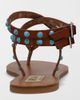 MIA Shoes MIA Shoes MIA Tahirah Strappy Sandal in Cognac W/Beads, Women's at Urban Outfitters - 3