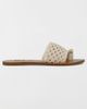 MIA Shoes MIA Shoes MIA Tiva Woven Toe Ring Sandal in Bone, Women's at Urban Outfitters - 1
