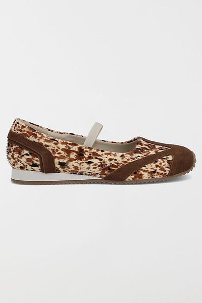 MIA Shoes MIA Shoes MIA Via Pony Hair Mary Jane Sneaker in Brown, Women's at Urban Outfitters