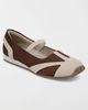 MIA Shoes MIA Shoes MIA Via Retro Suede Mary Jane Sneaker in Chocolate/Cream, Women's at Urban Outfitters - 2