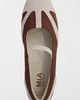 MIA Shoes MIA Shoes MIA Via Retro Suede Mary Jane Sneaker in Chocolate/Cream, Women's at Urban Outfitters - 4