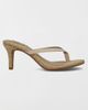 MIA Shoes MIA Shoes MIA Zania Thong Kitten Heel in Bone, Women's at Urban Outfitters - 1