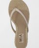 MIA Shoes MIA Shoes MIA Zania Thong Kitten Heel in Bone, Women's at Urban Outfitters - 4