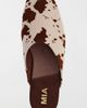 MIA Shoes MIA Shoes MIA Ziva Suede Slide Mule in Brown Cow Print, Women's at Urban Outfitters - 3