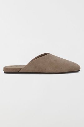 MIA Shoes MIA Shoes MIA Ziva Suede Slide Mule in Brown Cow Print, Women's at Urban Outfitters