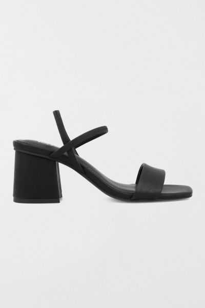 MIA Shoes MIA Shoes Zissy Slingback Block Heel in Black, Women's at Urban Outfitters