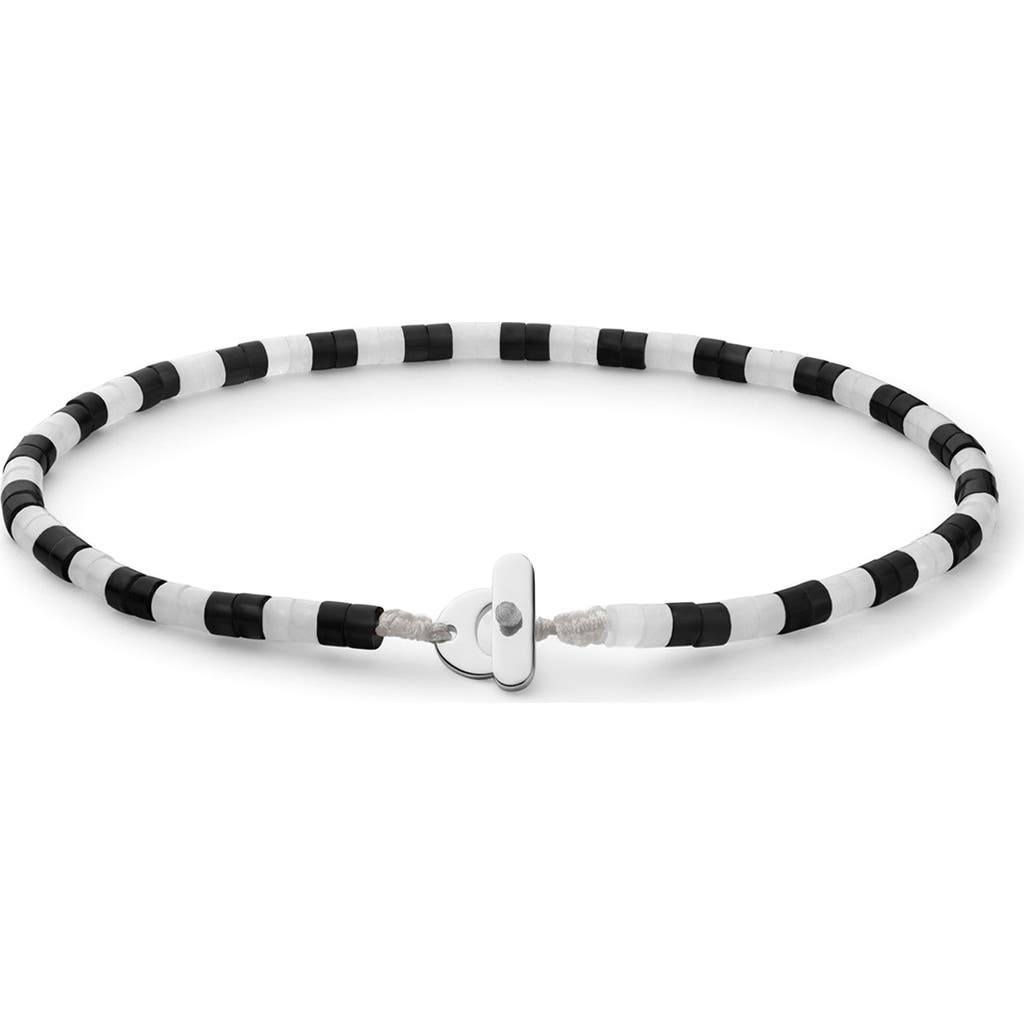 Miansai Miansai Men's Kai Onyx & Moonstone Bracelet
