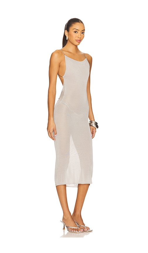 miaou sheer dress Miaou Serena Dress in Scarlet