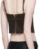 Miaou Miaou Brown Kiko Denim Tank Top - 3