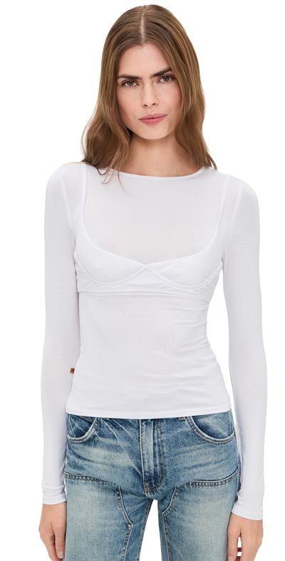 Miaou Miaou Cara Top White