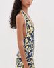 Miaou Miaou Gina Dress Navy/Lemonade Hawaiian Print - 4
