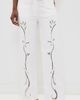 Miaou Miaou Jacqulie Pants White Embroidered Eyelet - 2