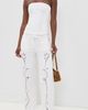Miaou Miaou Jacqulie Pants White Embroidered Eyelet - 5