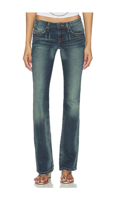 Miaou Miaou Low Rise Flare Jeans