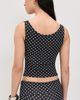 Miaou Miaou Luna Top Black Small Dot - 3