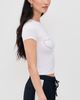 Miaou Miaou Mini Heart Tee White Grommet Heart - 4
