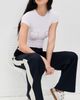 Miaou Miaou Mini Heart Tee White Grommet Heart - 5