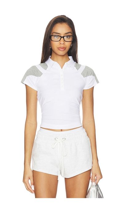Miaou Miaou Page Polo Top