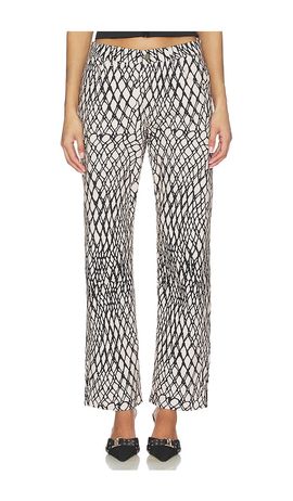 Miaou Miaou Printed Boyfriend Pant
