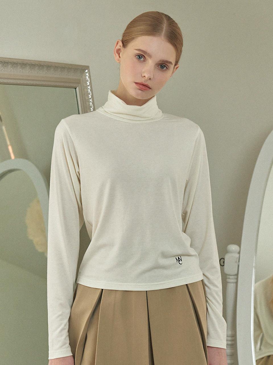 MICANE Autumn Tint Turtleneck Tee_Long
