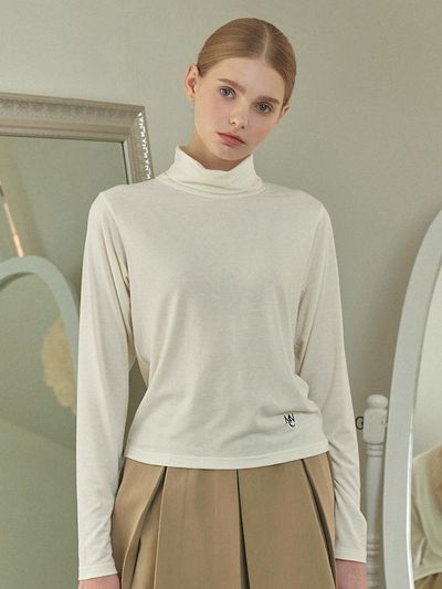 MICANE Autumn Tint Turtleneck Tee_Long