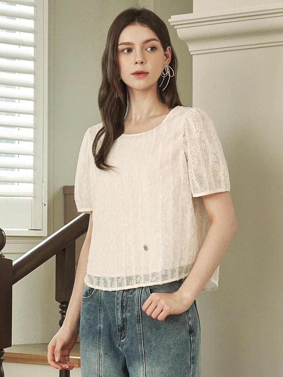MICANE balletic lace blouse