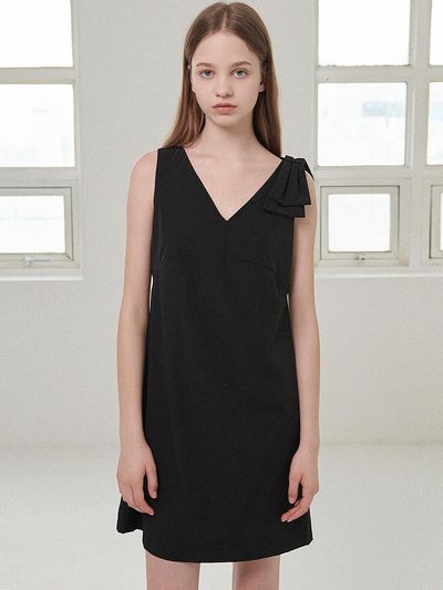 MICANE Charming Ribbon Mini Dress
