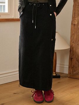 MICANE cookie cargo string long skirt
