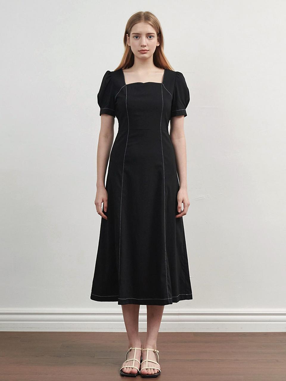 MICANE Iris Stitch Long Dress