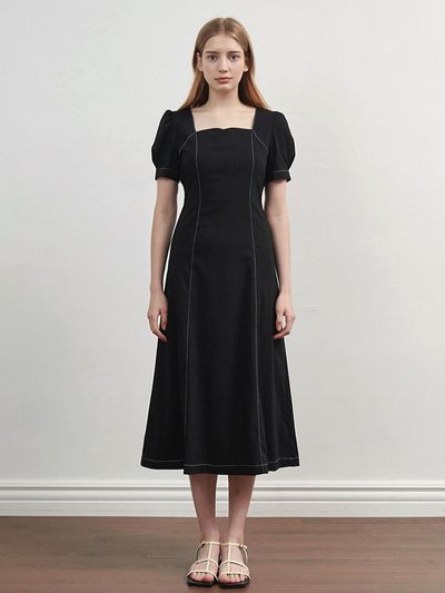 MICANE Iris Stitch Long Dress