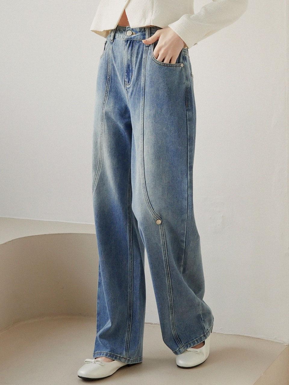 MICANE Kin Line Point Denim Pants