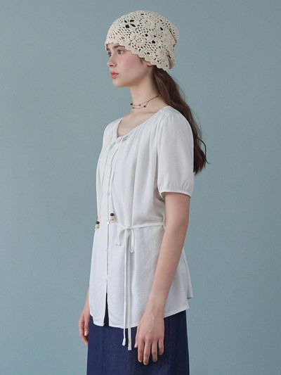 MICANE Lia Dot Strap Blouse