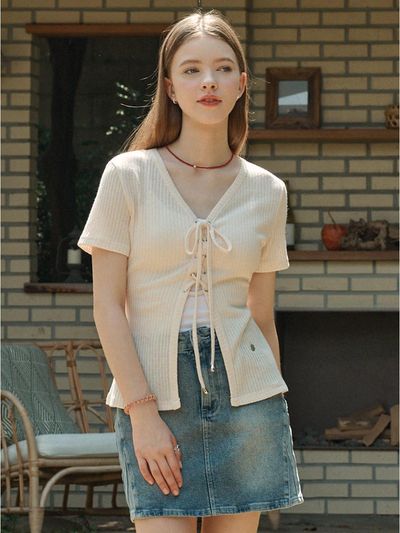 MICANE Luculent Eyelet Cardigan