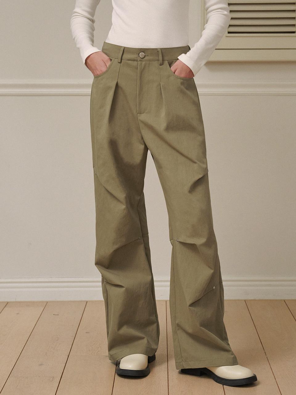 MICANE SuperV Rivet-Parasuit Wide Pants