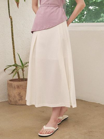 MICANE Sway unbalanced long skirt