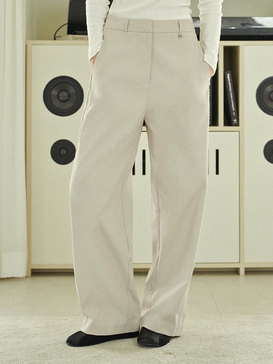 MICANE Tidy straight fit long slacks